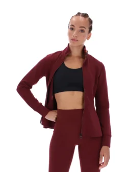 Aktivjacke mit Schößchenform und Reißverschluss