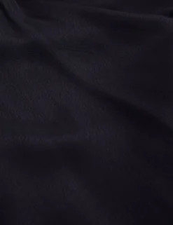 Asymmetrisches Crêpe-Midi-Hemdkleid