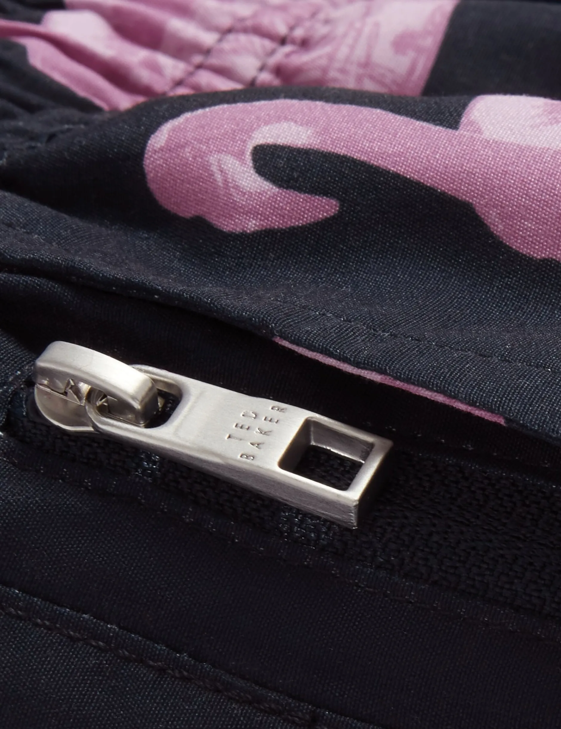 Badehose mit Flamingo-Print und Kordelzug