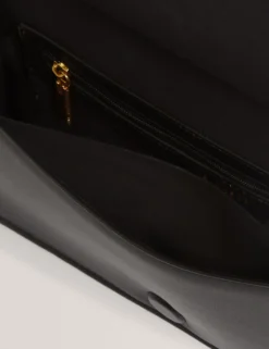 Bastpaneel-Umhängetasche im Baguette-Stil