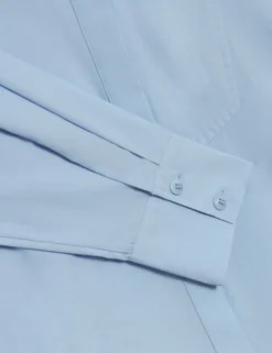 Baumwollhemd mit übergroßem Latzdetail