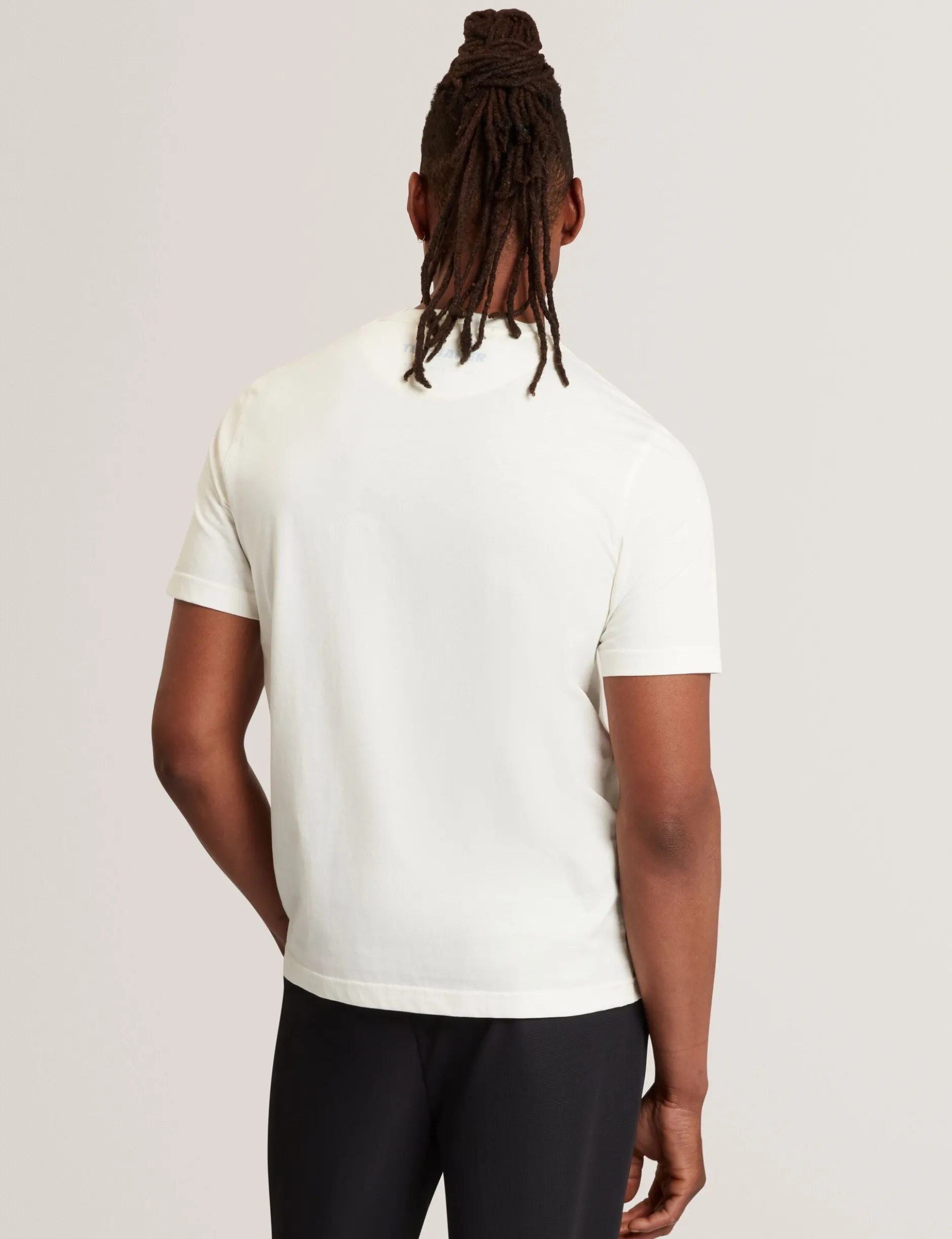 Baumwoll-T-Shirt mit Blumenmuster