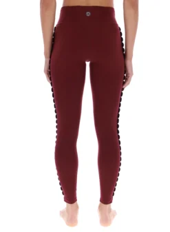 Bequeme Stretch-Yoga-Leggings mit Muschelsaum