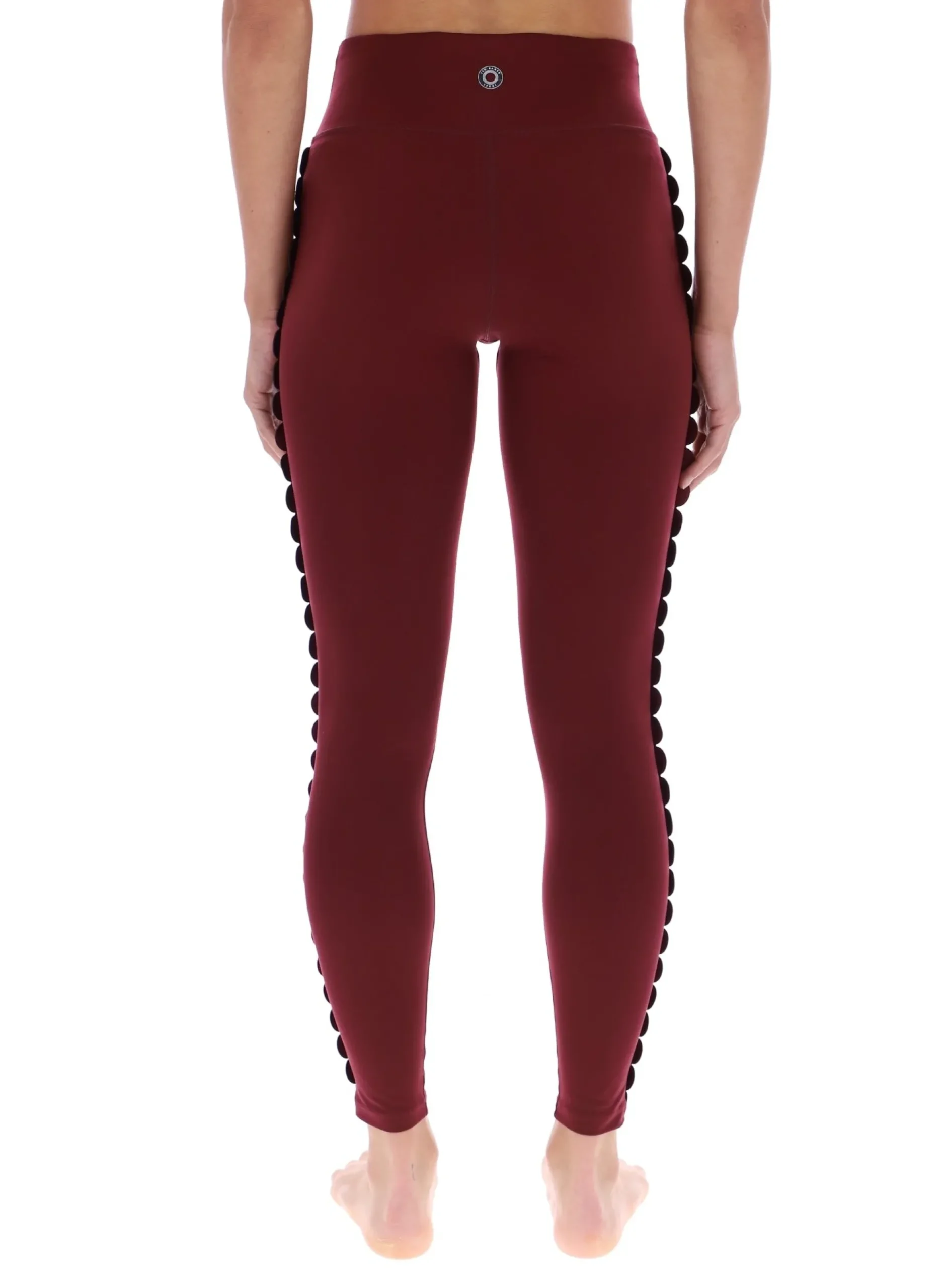 Bequeme Stretch-Yoga-Leggings mit Muschelsaum
