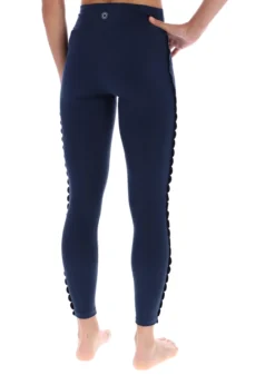 Bequeme Stretch-Yoga-Leggings mit Muschelsaum