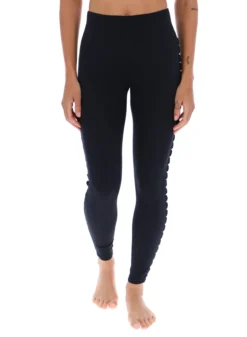 Bequeme Stretch-Yoga-Leggings mit Muschelsaum
