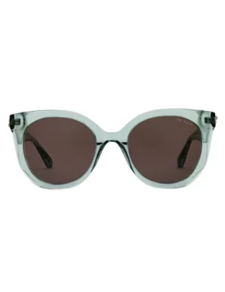 Übergroße Sonnenbrille mit Katzenaugen- und Schleifendetail