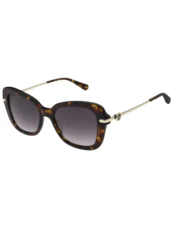 Übergroße Sonnenbrille mit Schmetterlingsrahmen