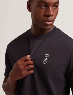 Besticktes TB-Logo-T-Shirt mit lockerer Passform