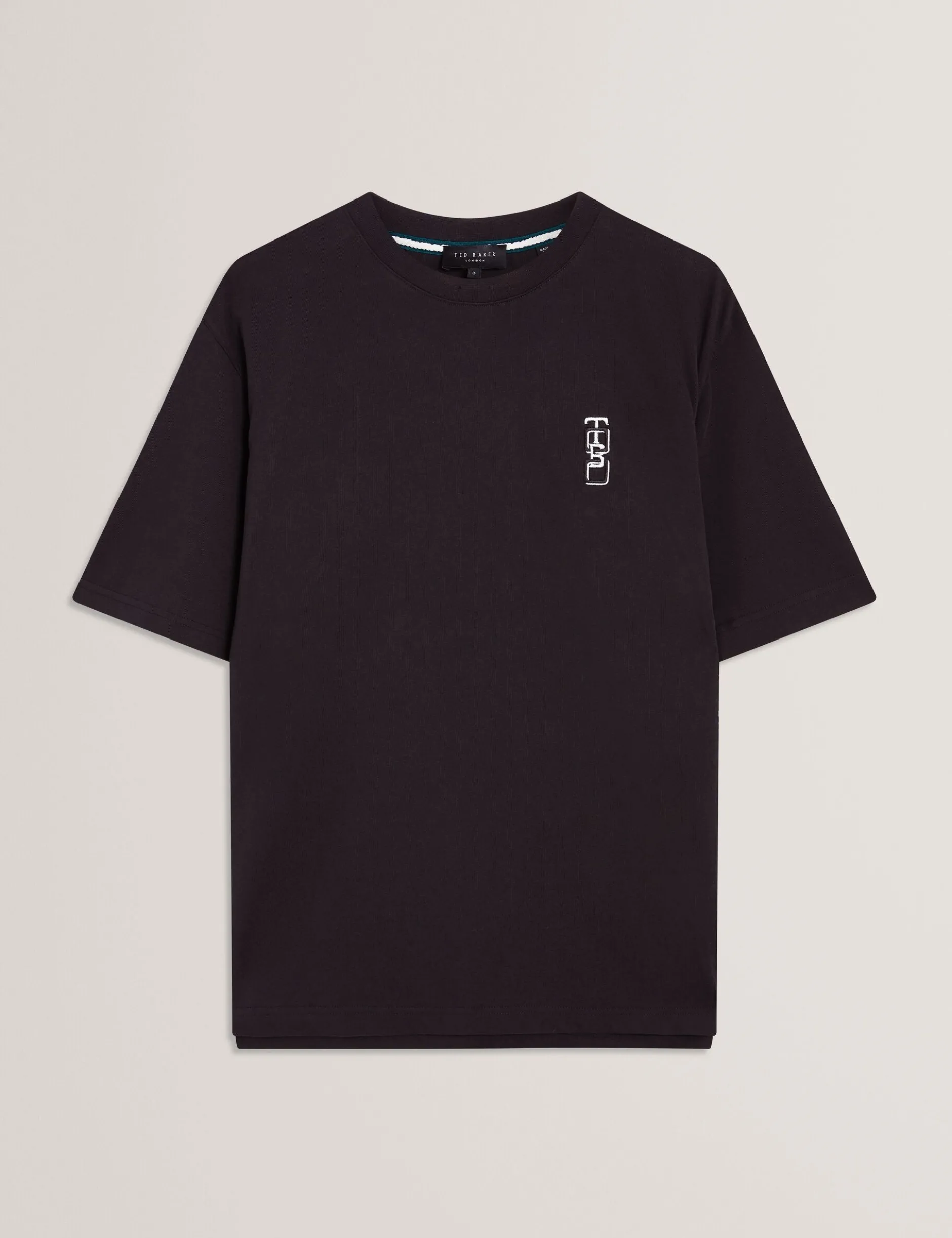 Besticktes TB-Logo-T-Shirt mit lockerer Passform
