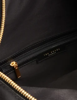 Branding Webbing Großer Lederrucksack