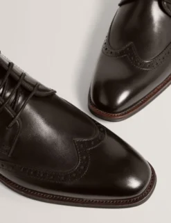 Brogue-Chukka-Stiefeletten aus Leder