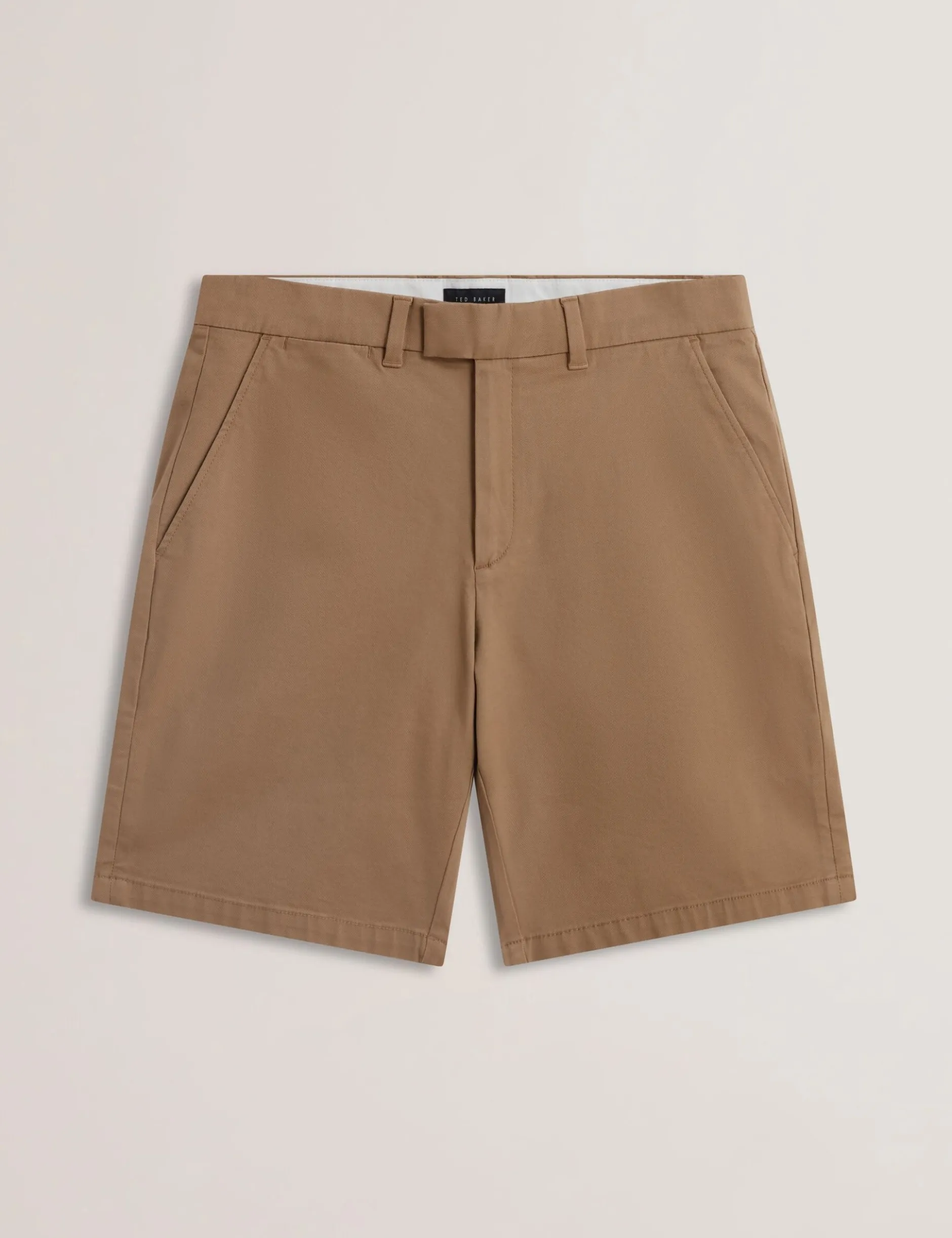 Chino-Shorts aus Baumwollmischgewebe mit regulärer Passform