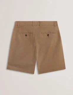 Chino-Shorts aus Baumwollmischgewebe mit regulärer Passform