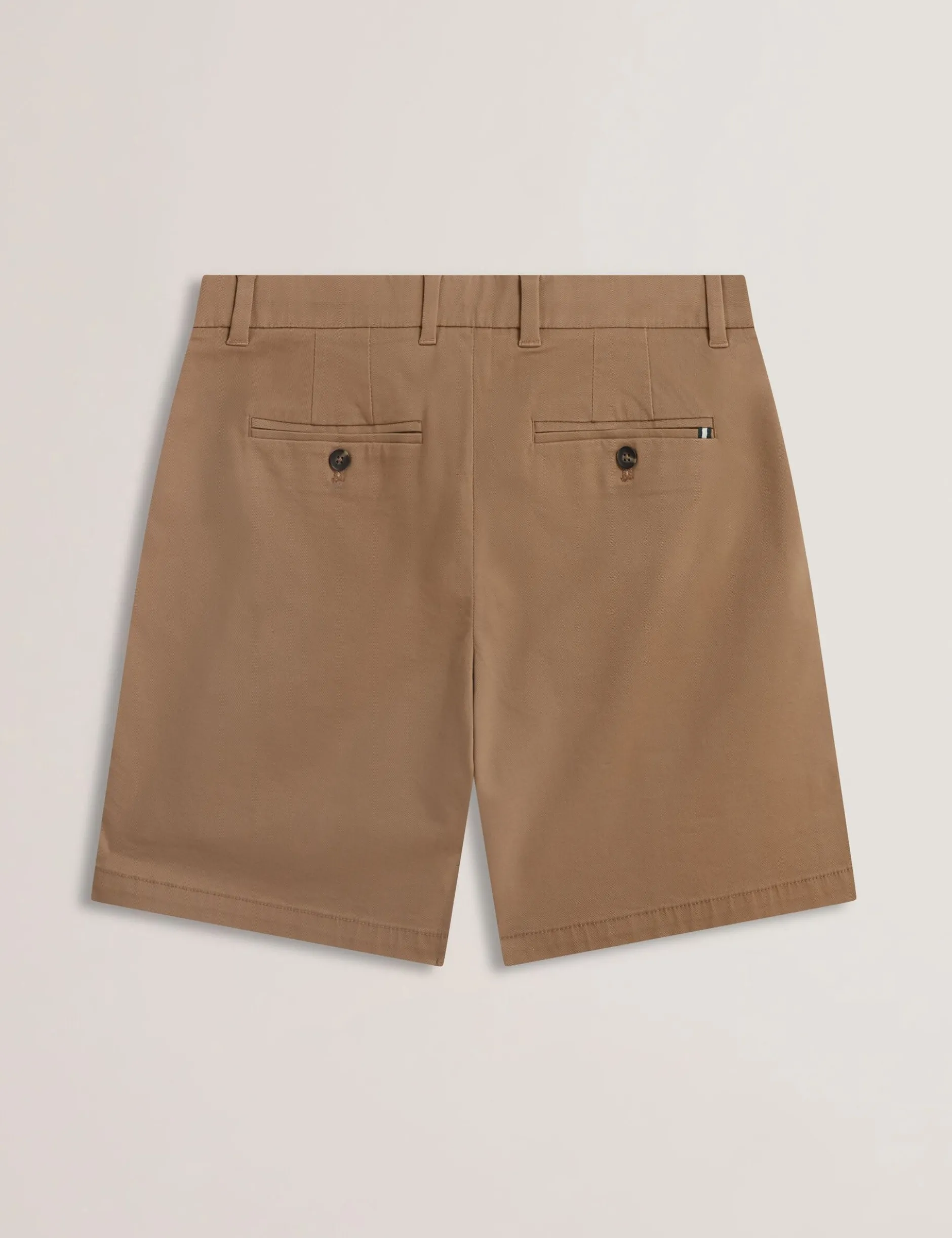 Chino-Shorts aus Baumwollmischgewebe mit regulärer Passform