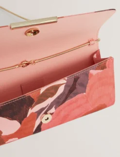 Clutch-Tasche mit Blumenmuster