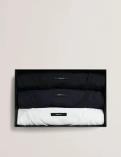 Dreierpack Baumwoll-T-Shirts Geschenkset