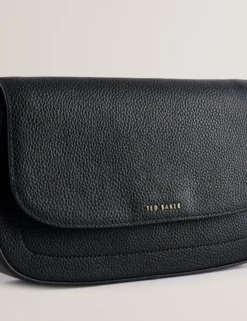 East West Satchel-Tasche aus Ledergewebe