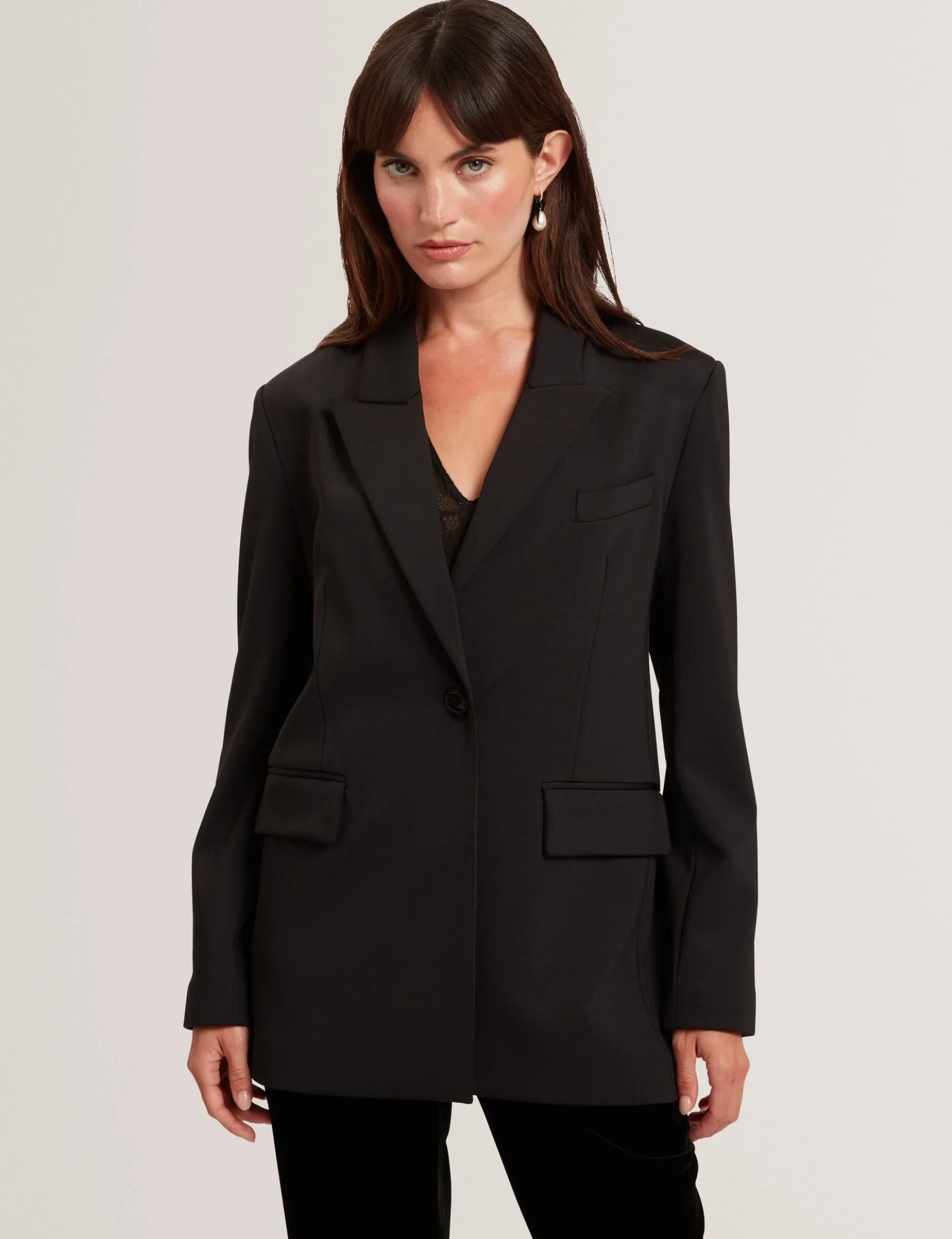 Einreihiger Ponte Boyfriend-Blazer
