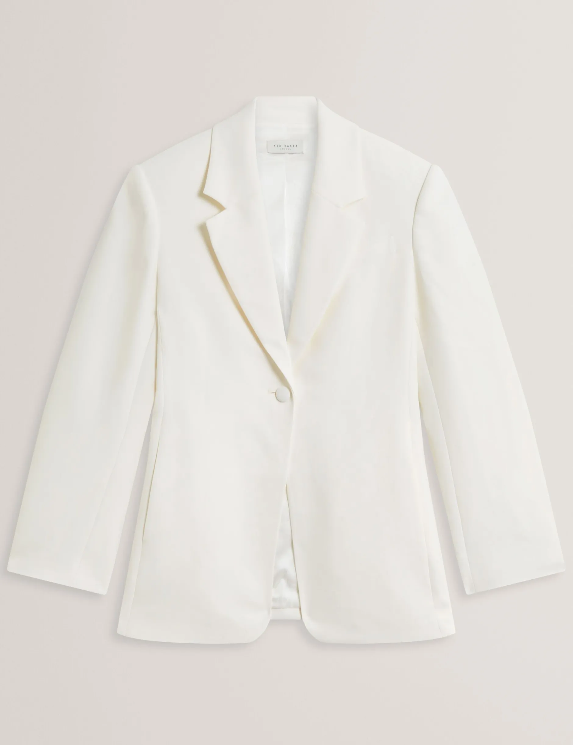 Einreihiger taillierter Blazer in Sanduhrform