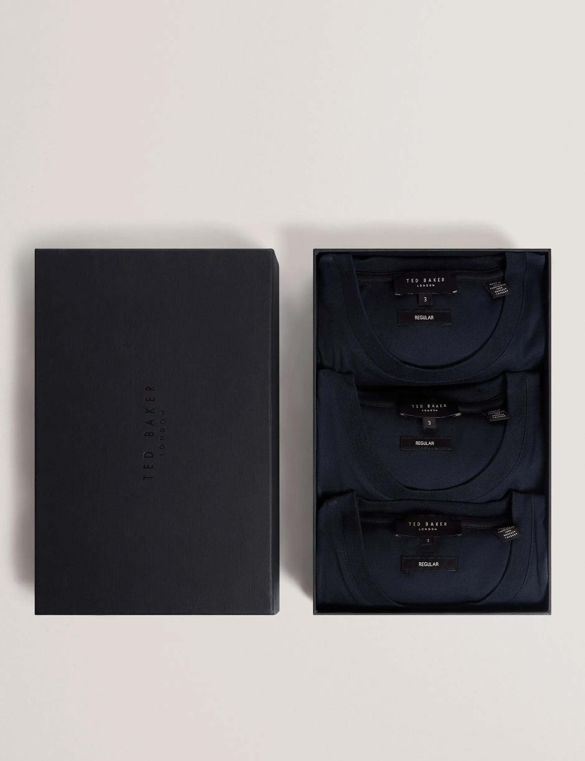 3er-Pack Baumwoll-T-Shirts Geschenkset