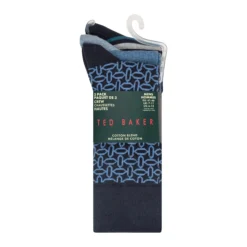3er-Pack bedruckte Crew Socken