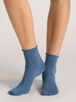 3er-Pack gemischte Rüschen-Knöchelsocken