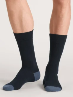 3er-Pack gepunktete und gestreifte Socken aus Baumwollmischgewebe