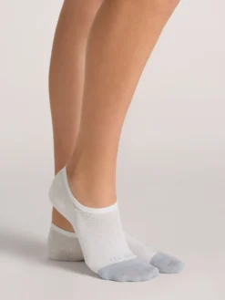 3er-Pack kontrastfarbene Zehenkappen-Sneakersocken