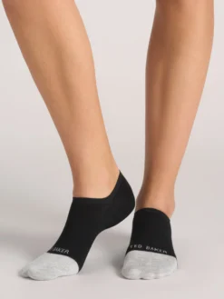 3er-Pack kontrastfarbene Zehenkappen-Sneakersocken