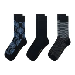 3er-Pack Ringelprint Socken
