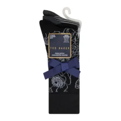 3er-Pack Socken mit Blumenmuster