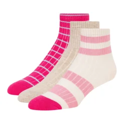 3er-Pack Socken mit Schleifenmotiv