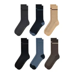 6er-Packung Baumwollmischgewebe-Socken
