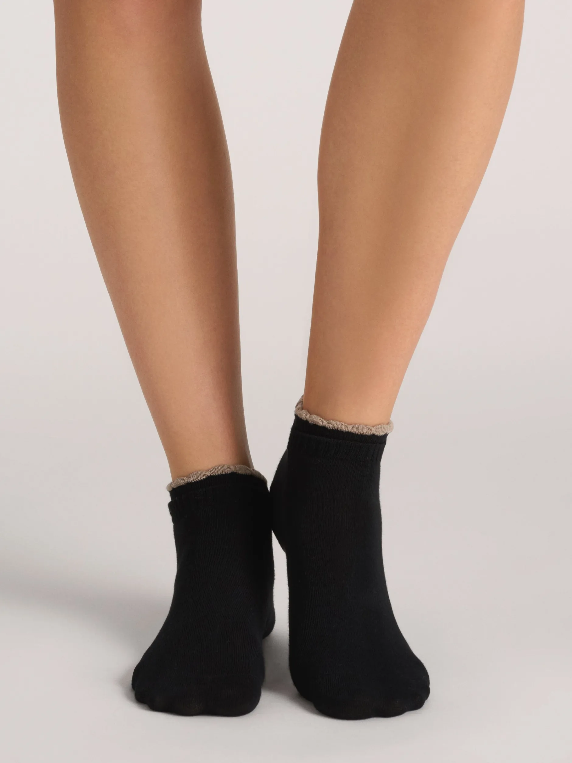 3er-Packung kurze, gewellte Knöchelsocken