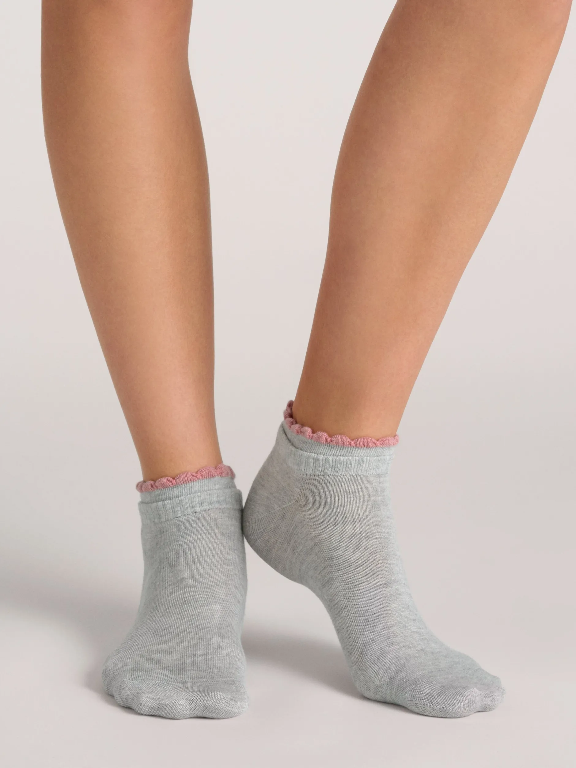 3er-Packung kurze, gewellte Knöchelsocken