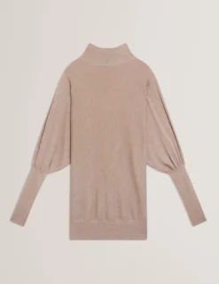 Feiner Merinowollpullover, lang geschnitten
