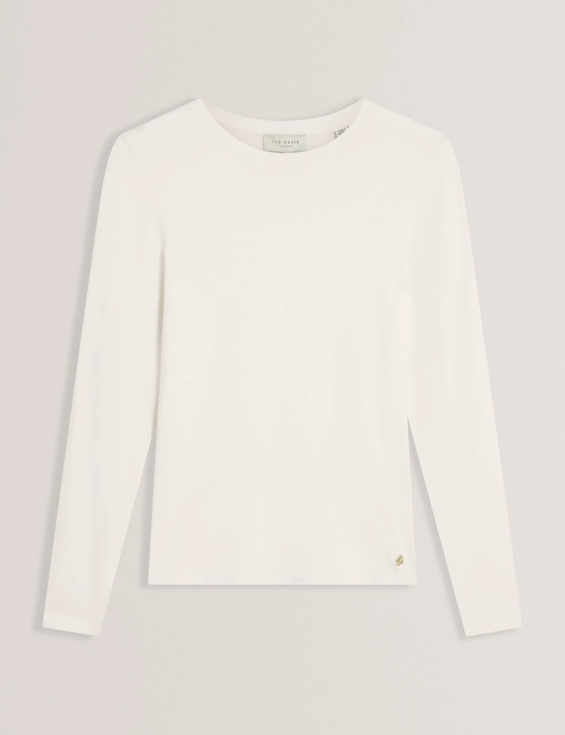 Figurbetontes Langarmshirt aus weichem Jersey