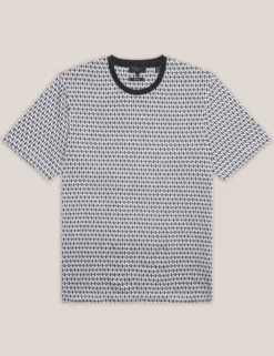 Geometrisches Jersey-Top-Geschenkset, 3er-Pack