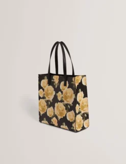Große Ikonen-Tasche mit Rosenmuster