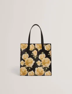 Große Ikonen-Tasche mit Rosenmuster
