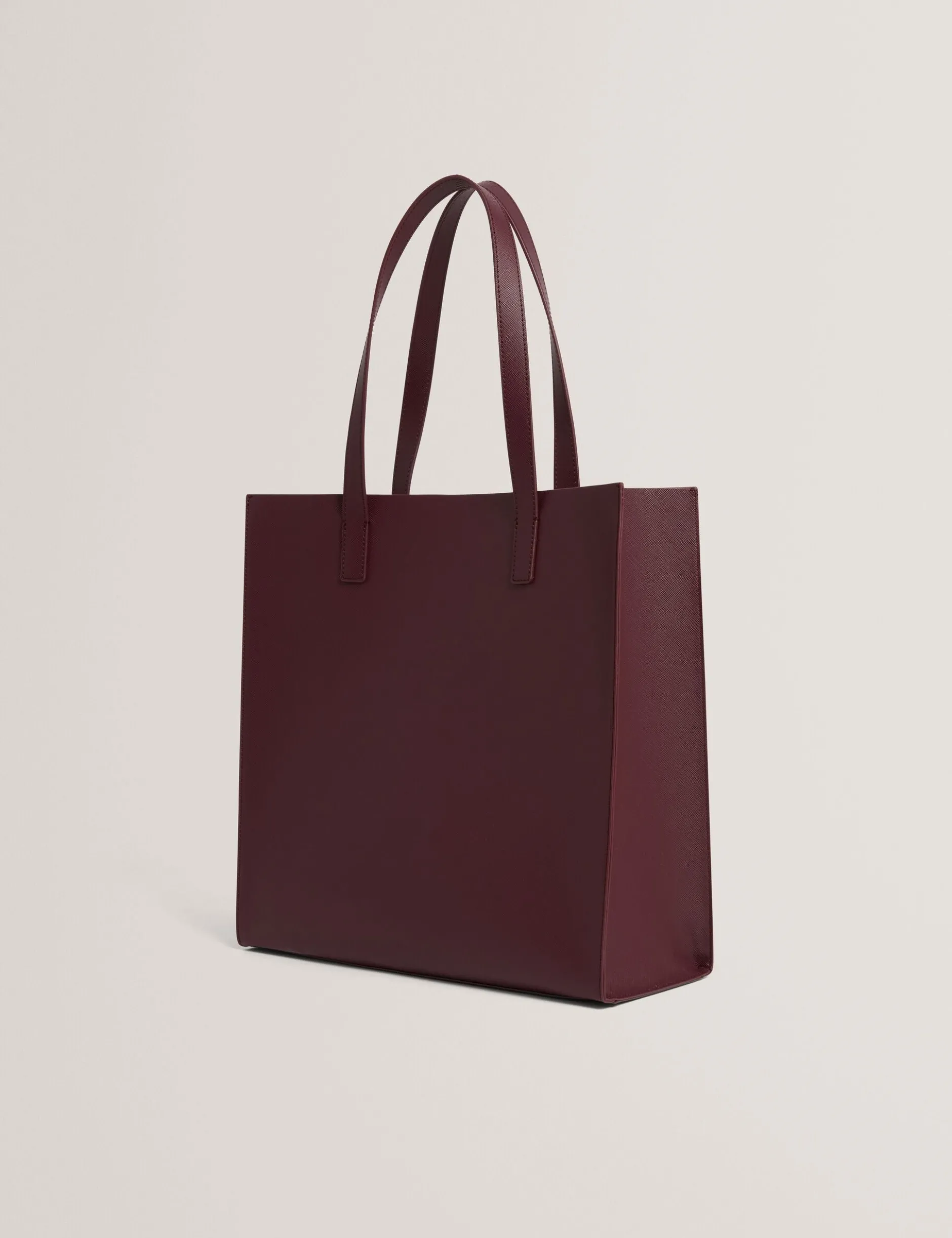 Große Shopper-Tasche mit Blumenstickerei