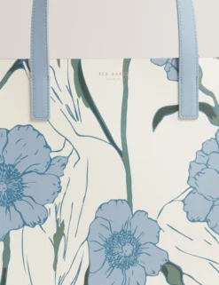 Große Tasche mit Blumenmuster