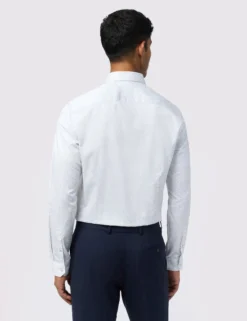 Hemd aus Stretch-Baumwolle mit dezentem Blumenmuster