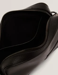 2-in-1 Leder-Umhängetasche