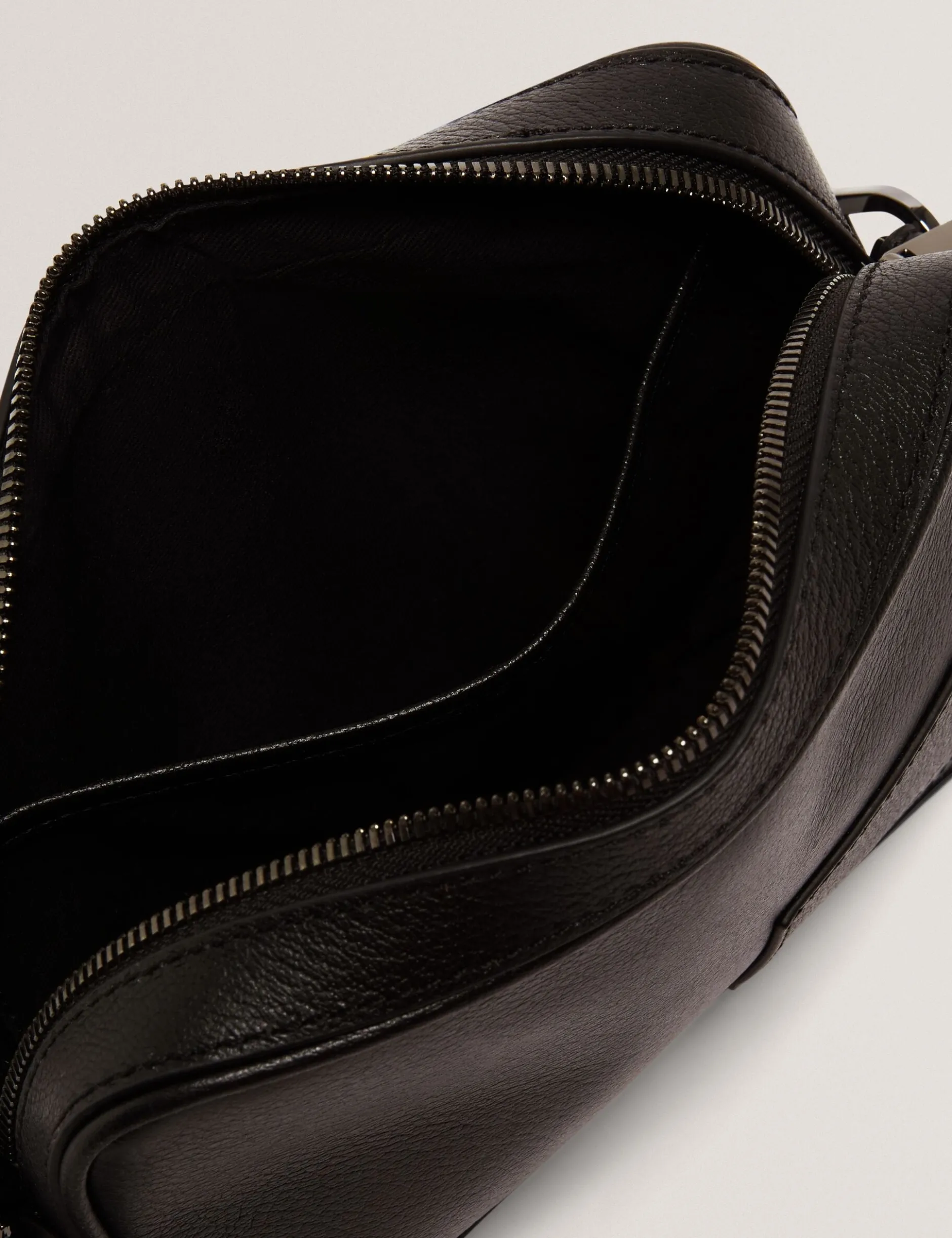 2-in-1 Leder-Umhängetasche