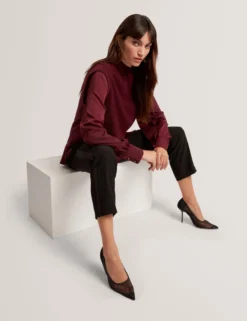 2-in-1 Strickweste Langarmshirt