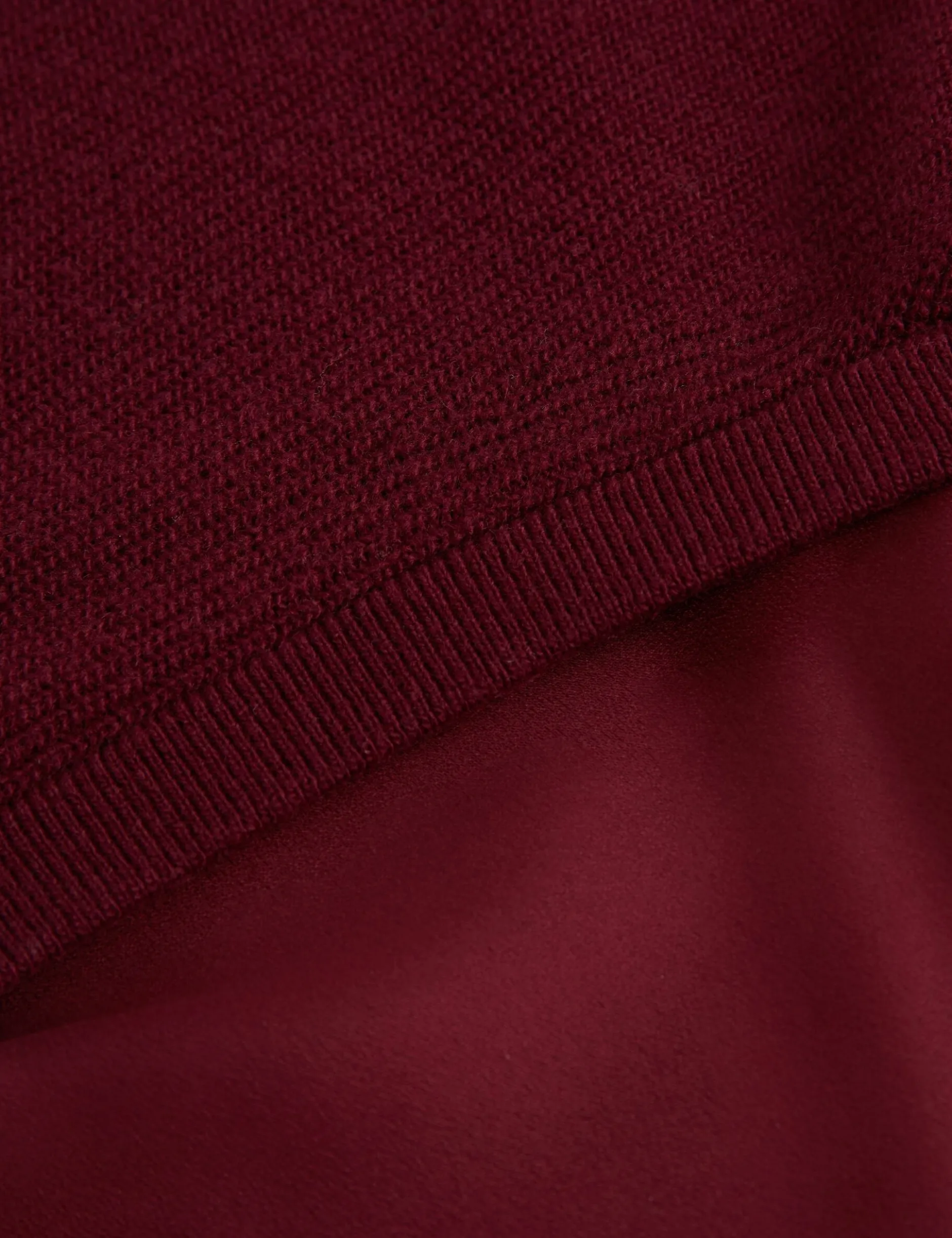2-in-1 Strickweste Langarmshirt