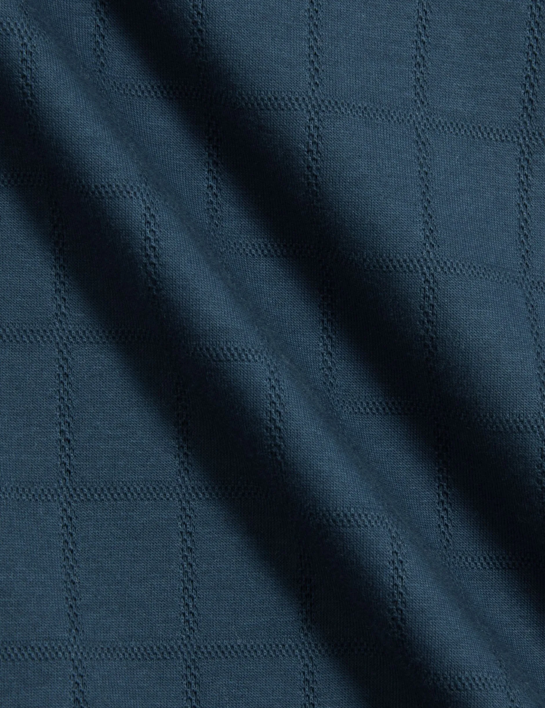 Jacquard-T-Shirt aus strukturierter Baumwolle