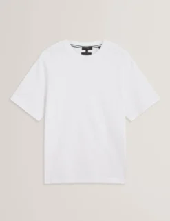 Jacquard-T-Shirt aus strukturierter Baumwolle